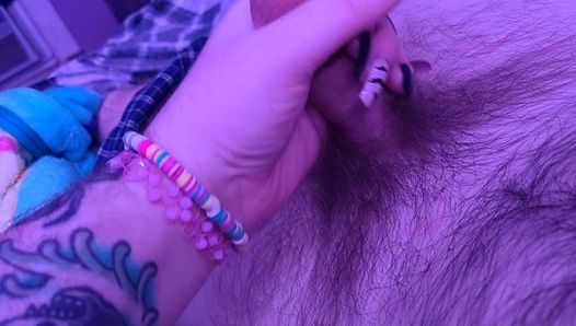 Slutty Inked Wife Strokes Hubby’s Cock with Long Acrylic Nails post thumbnail image